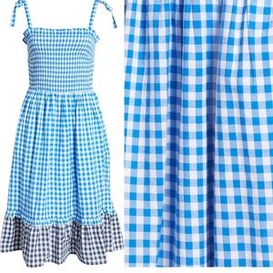Draper James sleeveless smocked dress Small